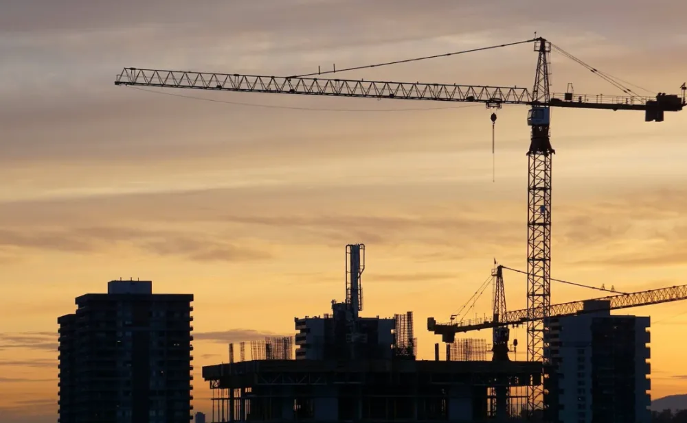Commercial office complex construction