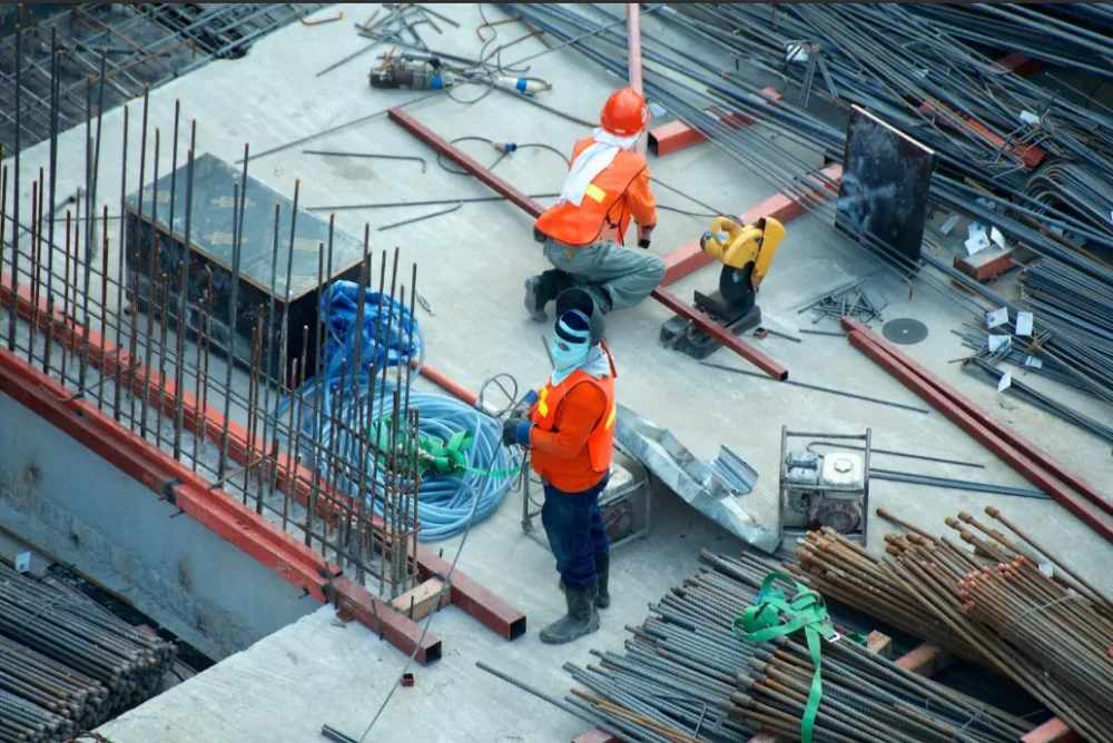 Residential housing estate construction
